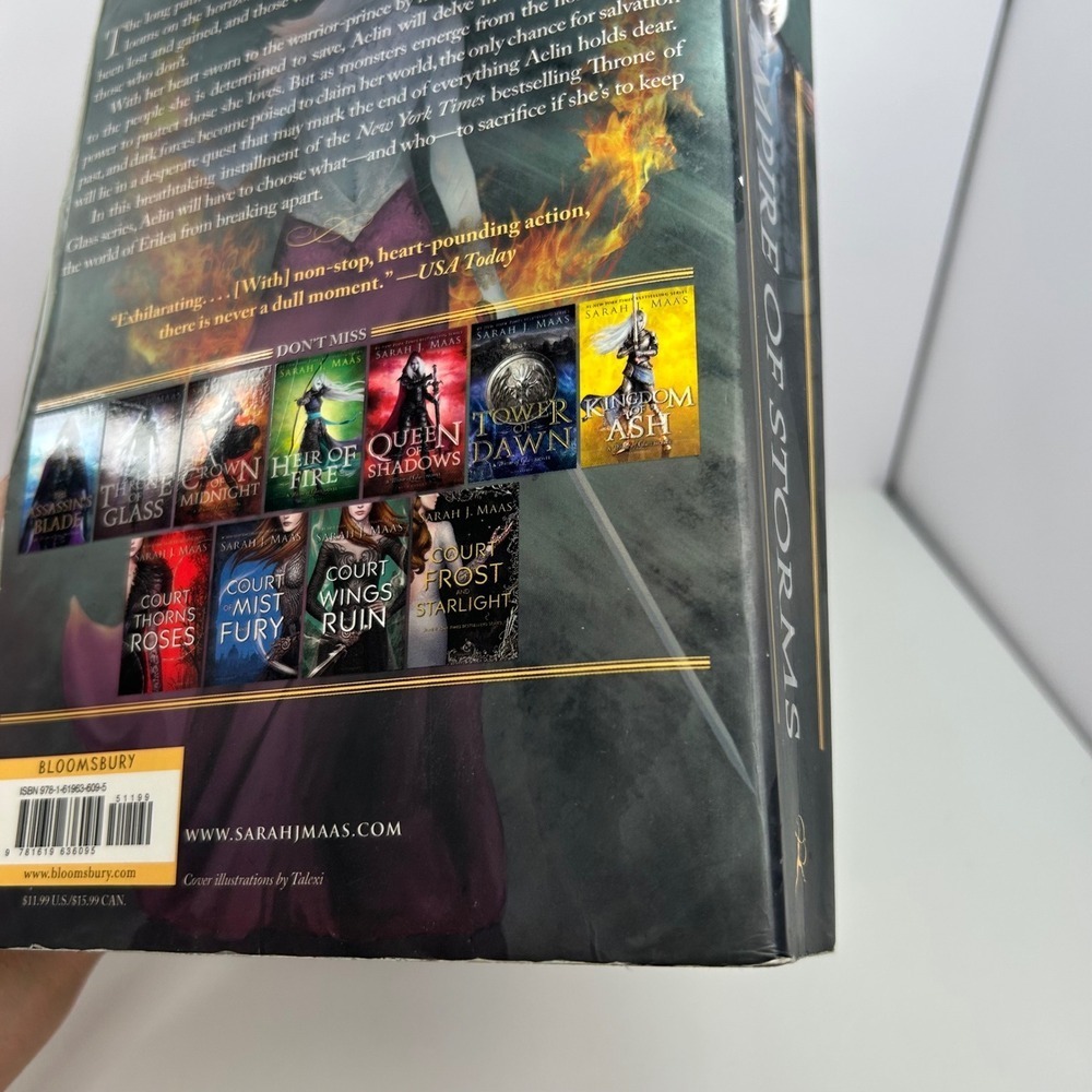 Empire of Storms Paperback by Sarah J. Maas Throne of Glass - Picture 11 of 16